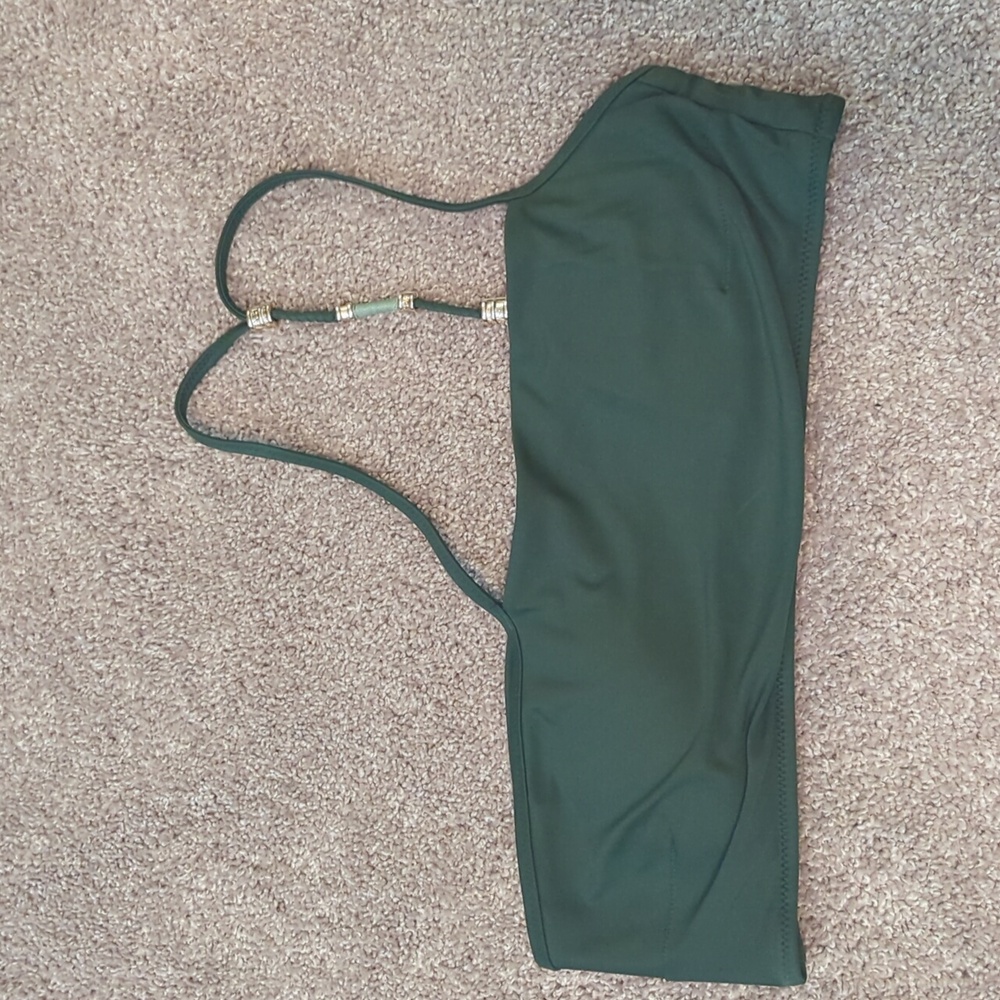 Aerie Hunter Green Bikini Top